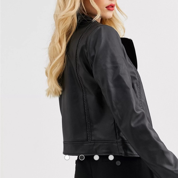 Biker Leather Jacket - Picture 2 of 4